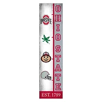 Ohio State Buckeyes 6" x 24" Progression Wood Sign