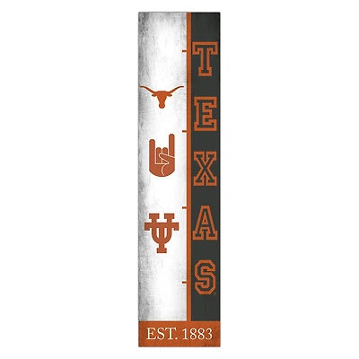 Texas Longhorns 6" x 24" Progression Wood Sign
