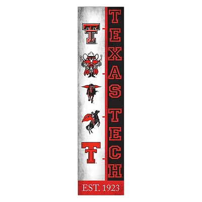 Texas Tech Red Raiders 6" x 24" Progression Wood Sign