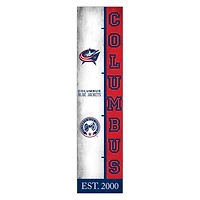 Columbus Blue Jackets 6" x 24" Progression Wood Sign