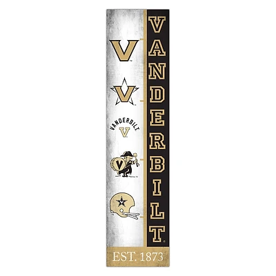 Vanderbilt Commodores 6" x 24" Progression Wood Sign