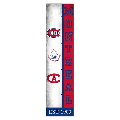 Montreal Canadiens 6" x 24" Progression Wood Sign