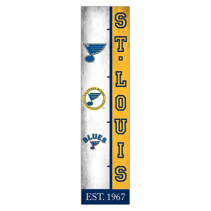 St. Louis Blues 6" x 24" Progression Wood Sign