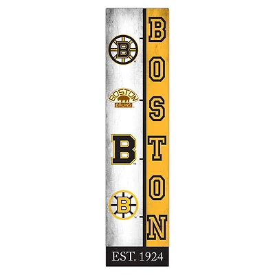 Boston Bruins 6" x 24" Progression Wood Sign