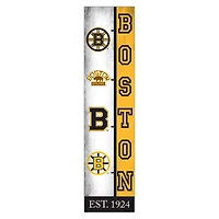 Boston Bruins 6" x 24" Progression Wood Sign