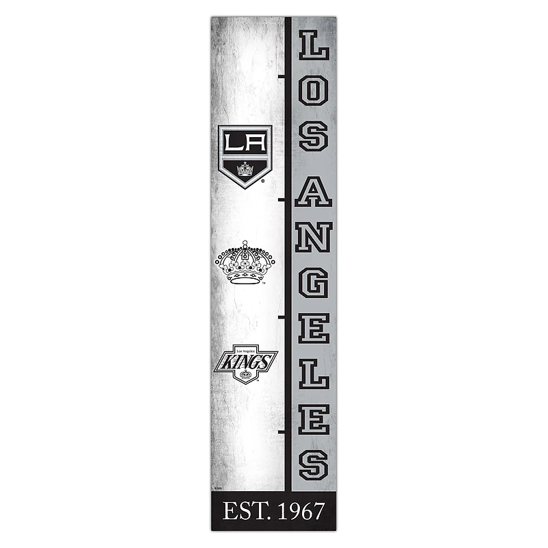 Los Angeles Kings 6" x 24" Progression Wood Sign