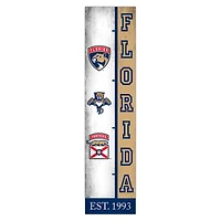 Florida Panthers 6" x 24" Progression Wood Sign