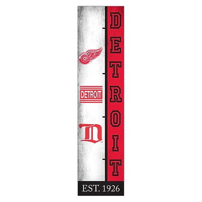 Detroit Red Wings 6" x 24" Progression Wood Sign