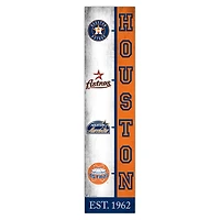 Houston Astros 6" x 24" Progression Wood Sign