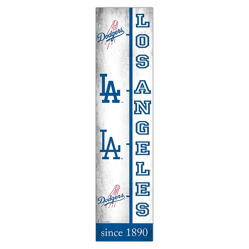 Los Angeles Dodgers 6" x 24" Progression Wood Sign