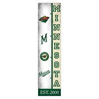 Minnesota Wild 6" x 24" Progression Wood Sign