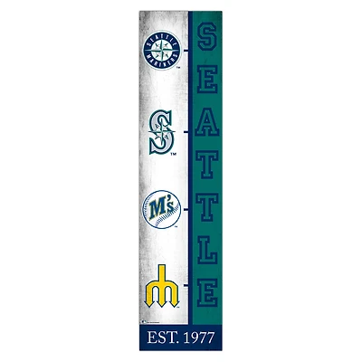 Seattle Mariners 6" x 24" Progression Wood Sign