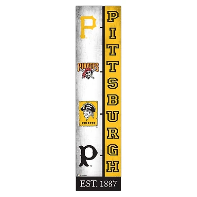 Pittsburgh Pirates 6" x 24" Progression Wood Sign