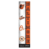 Baltimore Orioles 6" x 24" Progression Wood Sign