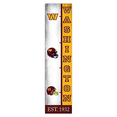 Washington Commanders 6" x 24" Progression Wood Sign