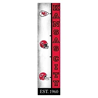 Kansas City Chiefs 6" x 24" Progression Wood Sign