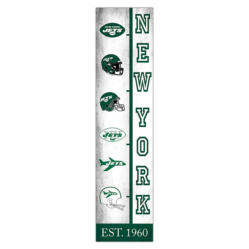 New York Jets 6" x 24" Progression Wood Sign