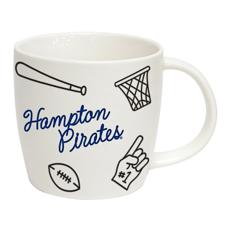 Hampton Pirates 18oz. Playmaker Mug