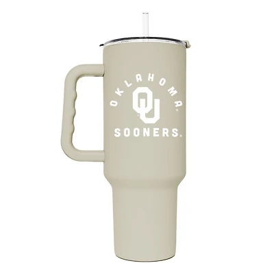 Oklahoma Sooners 40oz. Sand Soft Touch Tumbler