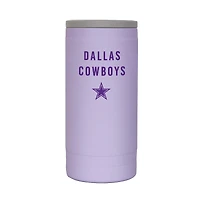 Dallas Cowboys 12oz. Lavender Soft Touch Slim Coolie