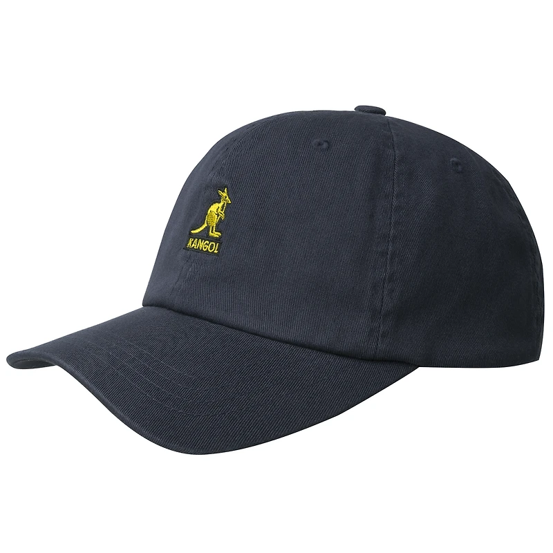 Unisex Kangol  Navy Washed Baseball Adjustable Hat