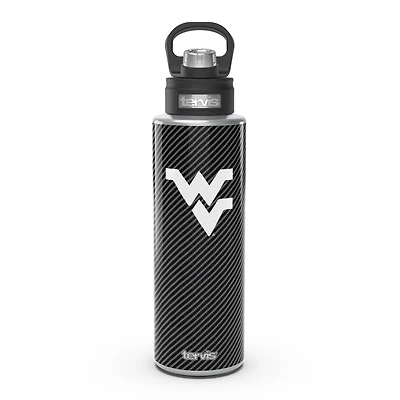 Tervis West Virginia Mountaineers 40oz. Carbon Fiber Wide Mouth Water Bottle