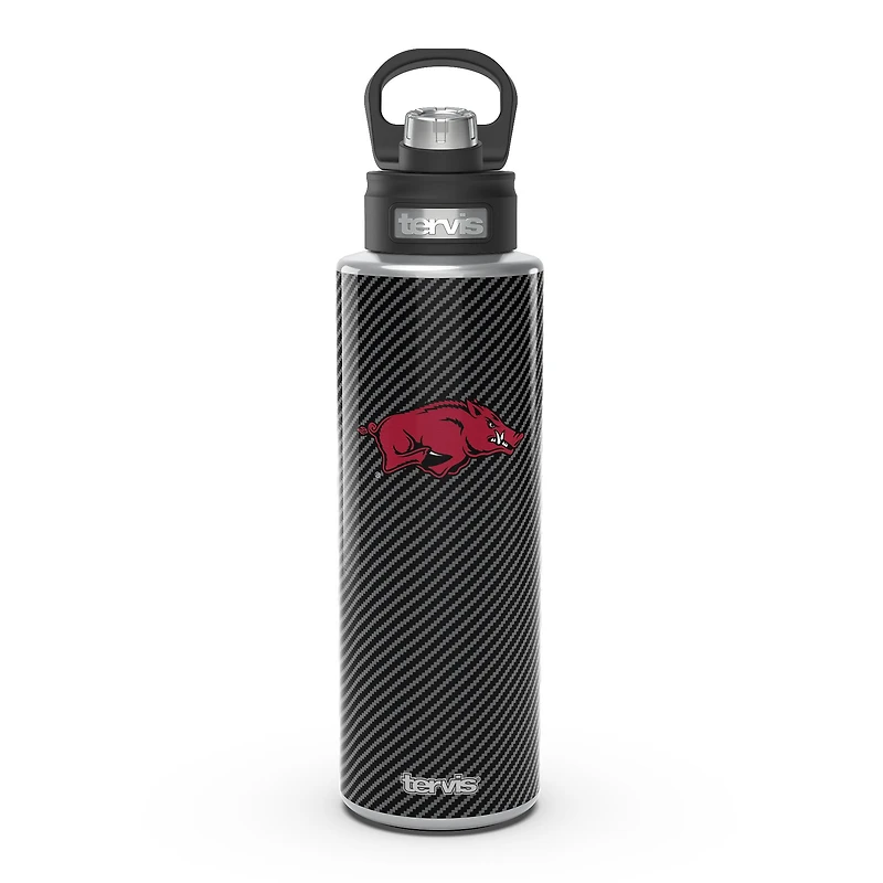 Tervis Arkansas Razorbacks 40oz. Carbon Fiber Wide Mouth Water Bottle