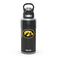 Tervis Iowa Hawkeyes 32oz. Carbon Fiber Wide Mouth Water Bottle