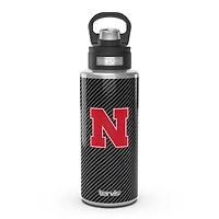 Tervis Nebraska Huskers 32oz. Carbon Fiber Wide Mouth Water Bottle