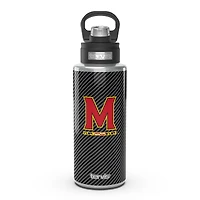 Tervis Maryland Terrapins 32oz. Carbon Fiber Wide Mouth Water Bottle
