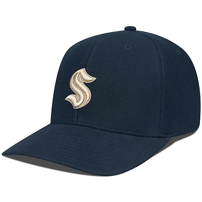 Men's Levelwear Black Seattle Kraken Fusion Lefty Hat