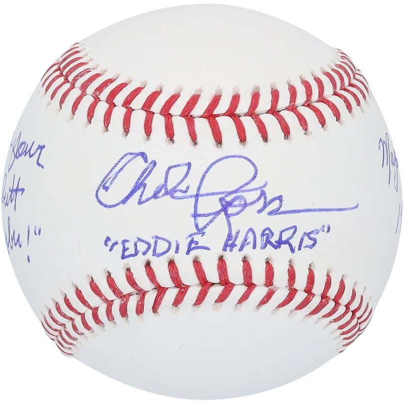 Chelcie Ross Major League Autographed Baseball with Multiple Inscriptions - BAS