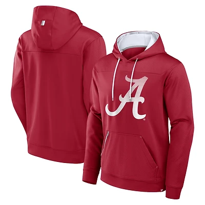 Men's Fanatics  Crimson Alabama Crimson Tide Defender Dot Faded Primary Pullover Hoodie