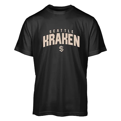 Men's Levelwear Black Seattle Kraken Anthem Performance T-Shirt
