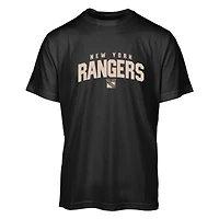 Men's Levelwear Black New York Rangers Anthem Performance T-Shirt