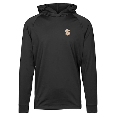 Men's Levelwear Black Seattle Kraken Dimension Pullover Hoodie