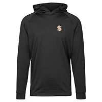 Men's Levelwear Black Seattle Kraken Dimension Pullover Hoodie