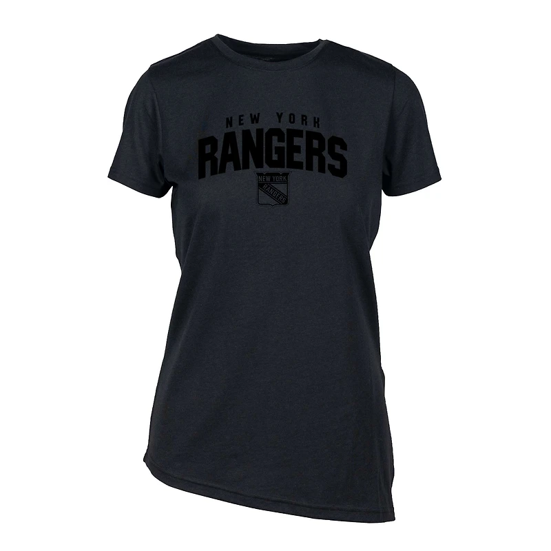 Women's Levelwear Black New York Rangers Birch T-Shirt