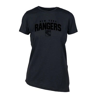 Women's Levelwear Black New York Rangers Birch T-Shirt