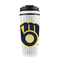 Milwaukee Brewers 26oz. 4D Stainless Steel Shaker Bottle