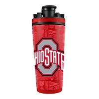 Ohio State Buckeyes 26oz. 4D Stainless Steel Shaker Bottle