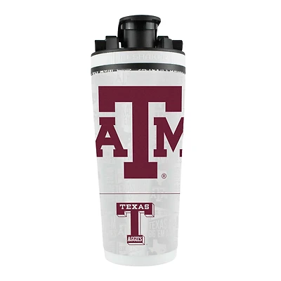 Texas A&M Aggies 26oz. 4D Stainless Steel Shaker Bottle