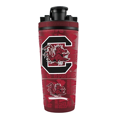 South Carolina Gamecocks 26oz. 4D Stainless Steel Shaker Bottle