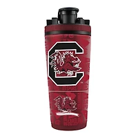 South Carolina Gamecocks 26oz. 4D Stainless Steel Shaker Bottle