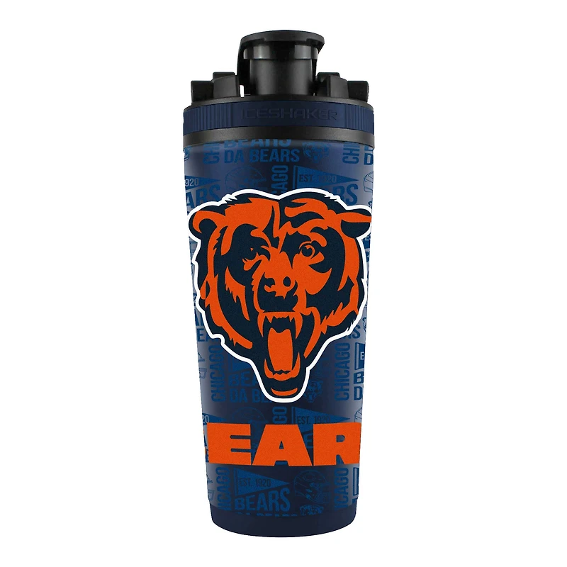 Chicago Bears 26oz. 4D Stainless Steel Shaker Bottle