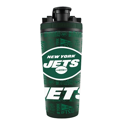 New York Jets 26oz. 4D Stainless Steel Shaker Bottle