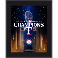 Texas Rangers 2023 World Series Champions 10.5" x 13" Sublimated Plaque