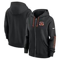 Women's Nike Black Cincinnati Bengals Phoenix Full-Zip Hoodie