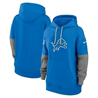 Women's Nike Blue Detroit Lions Sideline Essential Hoodie