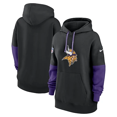 Women's Nike Black Minnesota Vikings Sideline Essential Hoodie